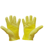 Reinforced short split leather gloves - Image 3